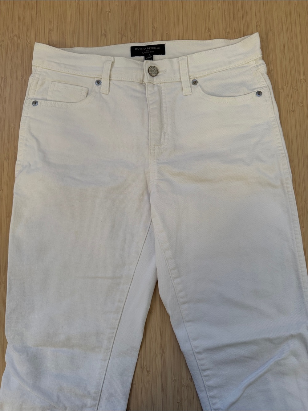 Banana Republic White Women Jeans - Picture 5 of 6